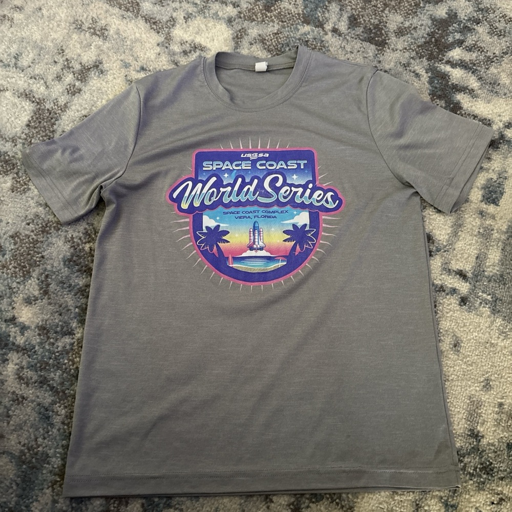 Gray Space Coast World Series T-Shirt